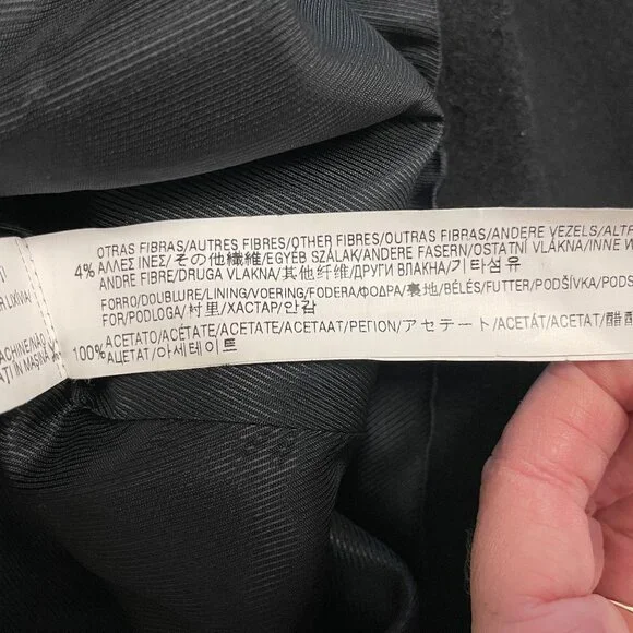 Zara Wool Blend Pea Coat - Picture 7 of 7